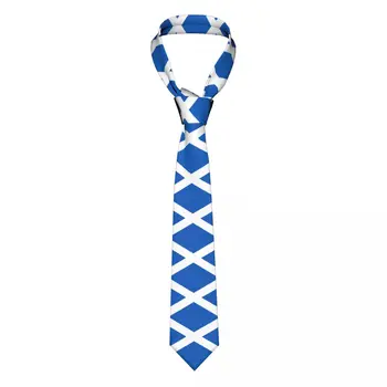 Zastavo Škotske Moški Ženske Kravatni Suh Poliester, 8 cm Širok Vratu Kravato za Moške Dodatki Gravatas Poročni Dodatki, Darilo