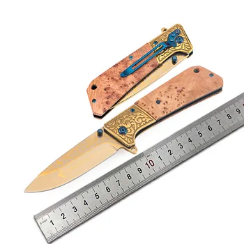 Zunanji Moške Visoke Trdote Folding Nož za Kampiranje Preživetje Prenosni Žepni Nož, ki je Primerna Za Lov In Ribolov