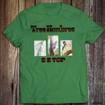 ZZ Top Tres Hombres Moške Redno Velikosti Bombaža T-Shirt Billy Gibbons Classic